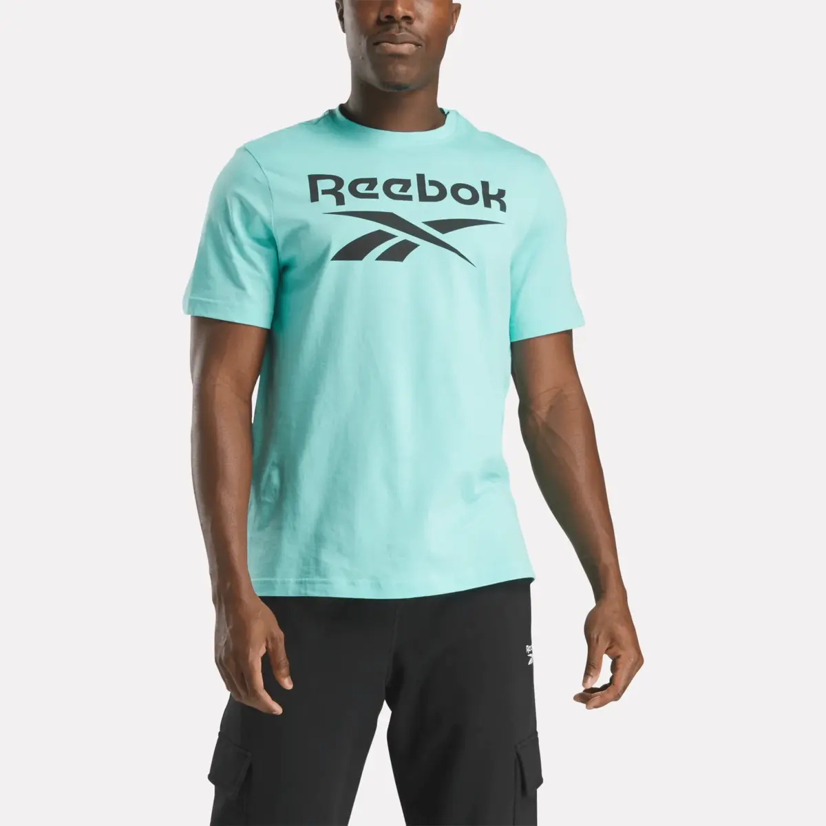 Men’s Reebok Identity Big Stacked Logo T-Shirt