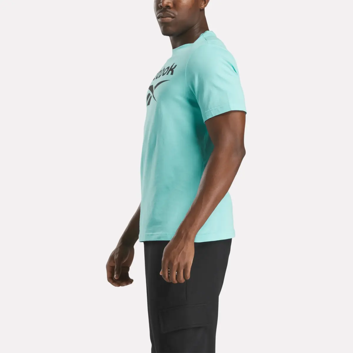 Men’s Reebok Identity Big Stacked Logo T-Shirt