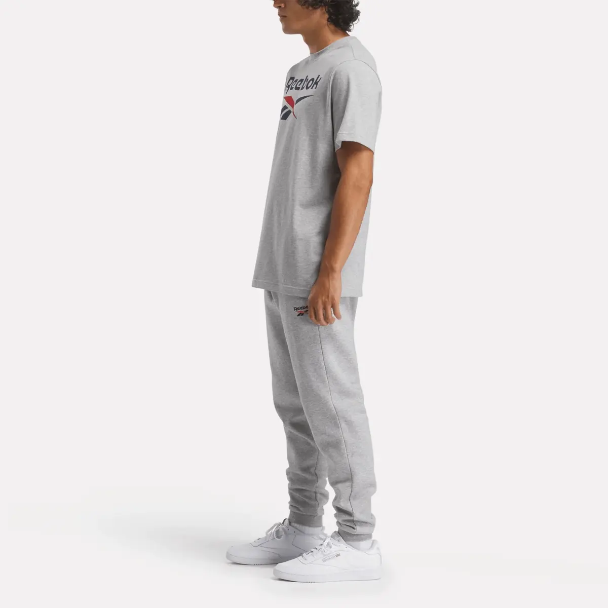 Men’s Reebok Identity Big Stacked Logo T-Shirt Men’s Reebok Identity Big Stacked Logo T-Shirt