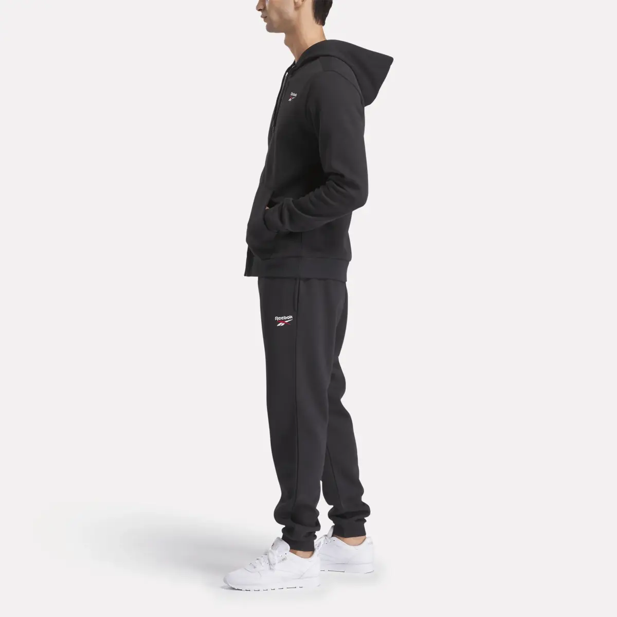 Men’s Reebok Identity Small Logo Fleece Full-Zip Hoodie