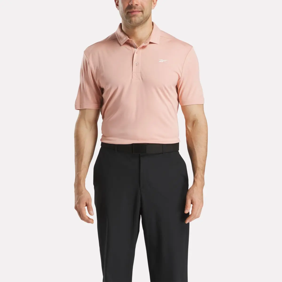 Men’s Short Sleeve Oxford Knit Pique Polo Shirt