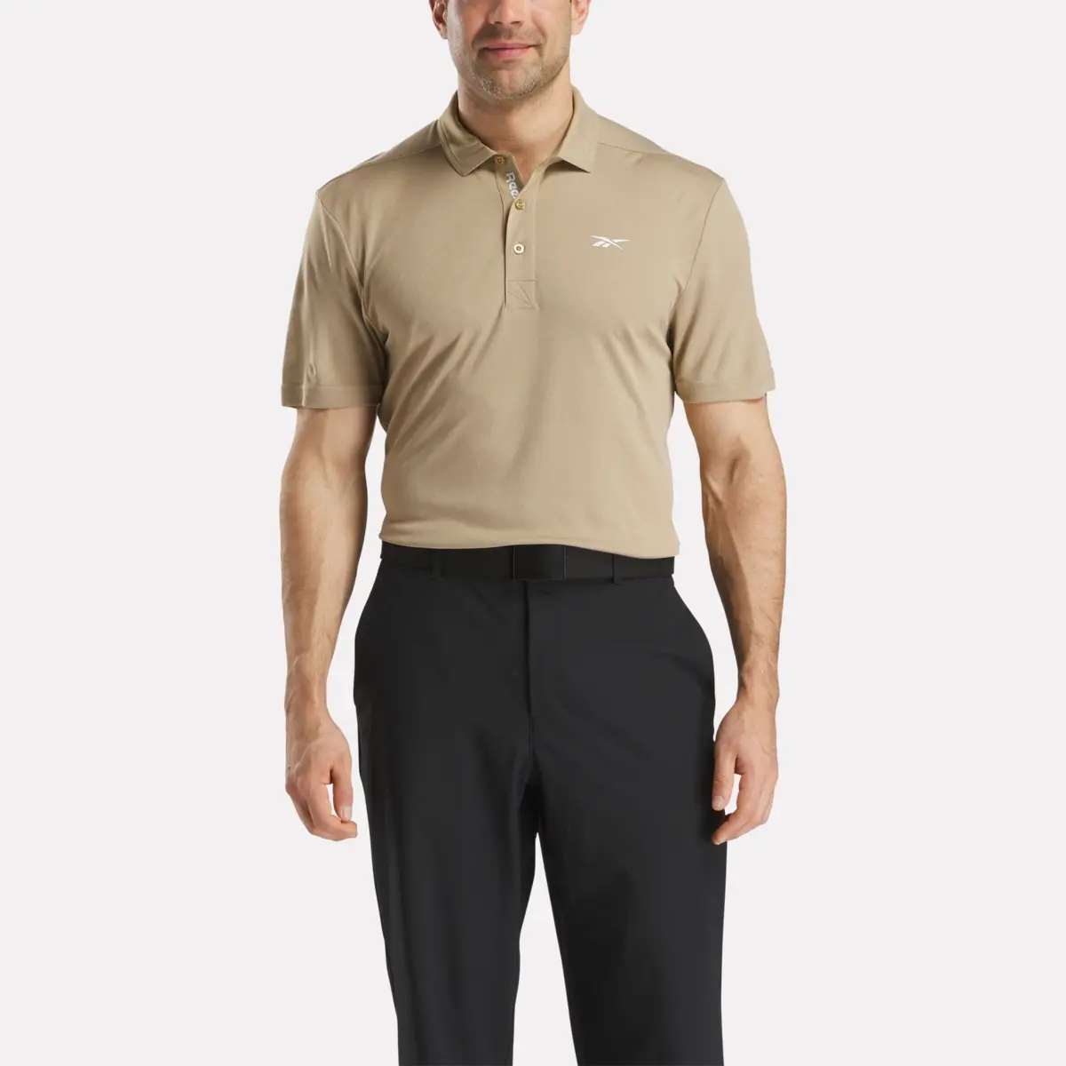 Men’s Short Sleeve Oxford Knit Pique Polo Shirt