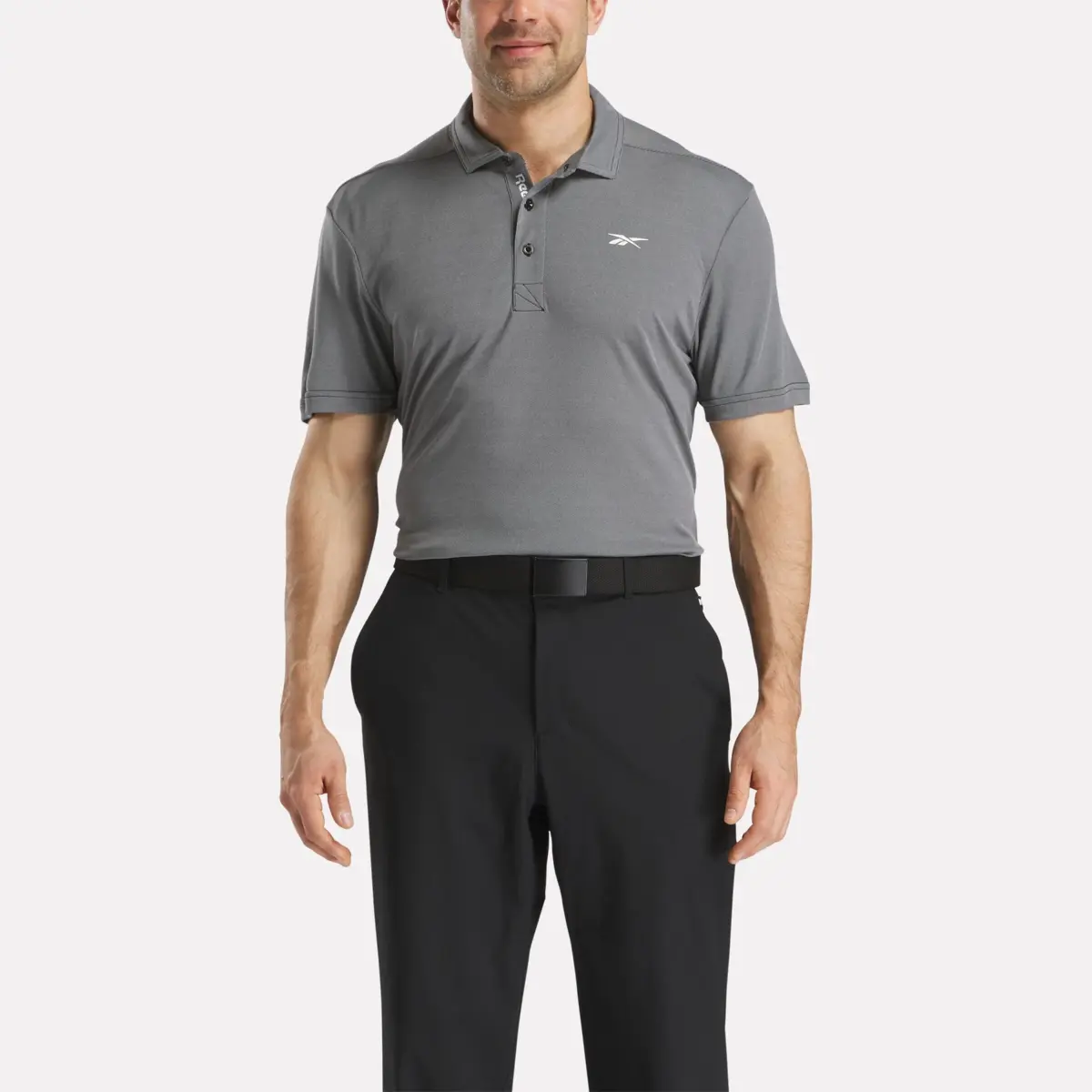 Men’s Short Sleeve Oxford Knit Pique Polo Shirt