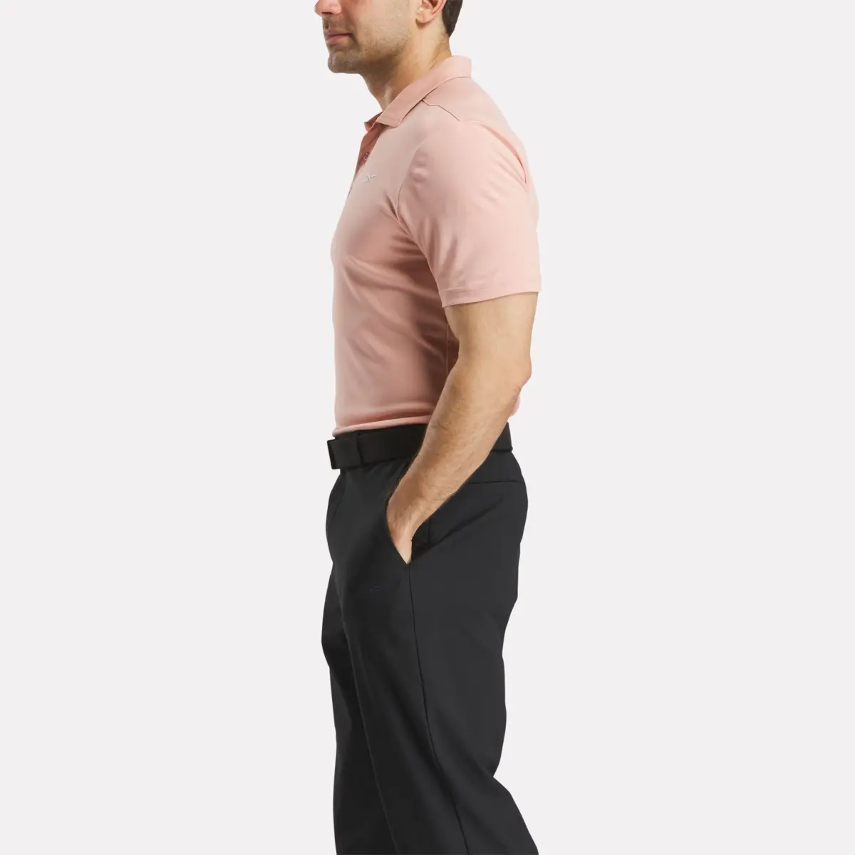 Men’s Short Sleeve Oxford Knit Pique Polo Shirt