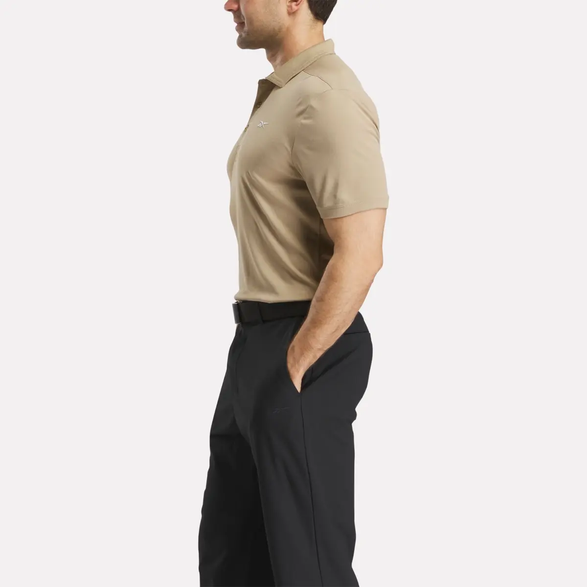 Men’s Short Sleeve Oxford Knit Pique Polo Shirt