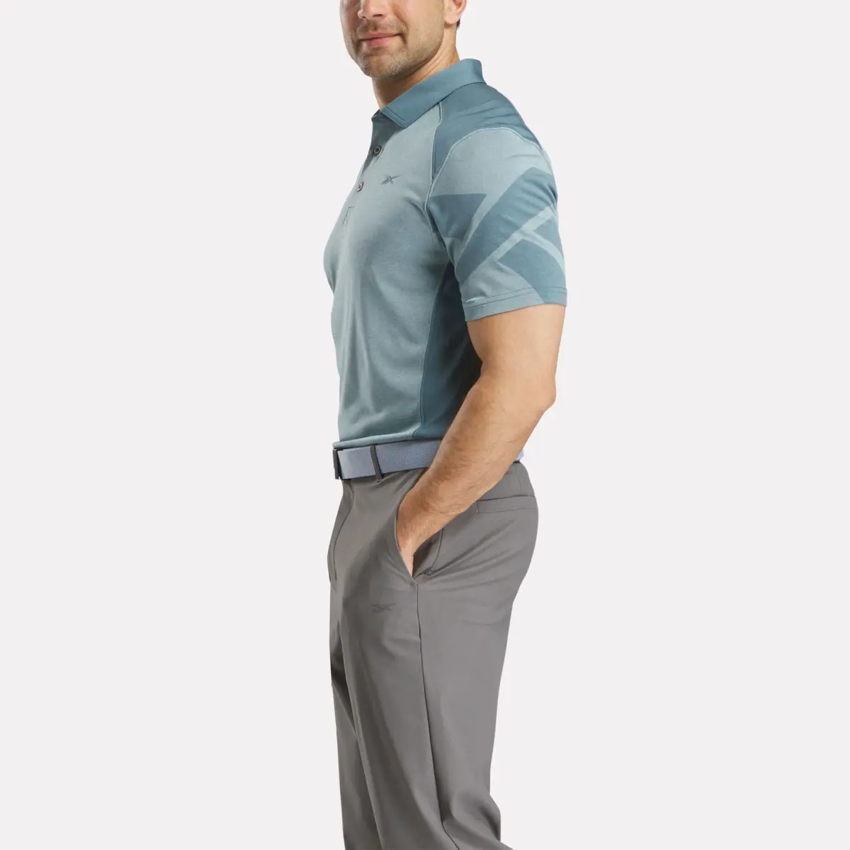 Men’s Short Sleeve Signature Vector Sleeve Polo Shirt