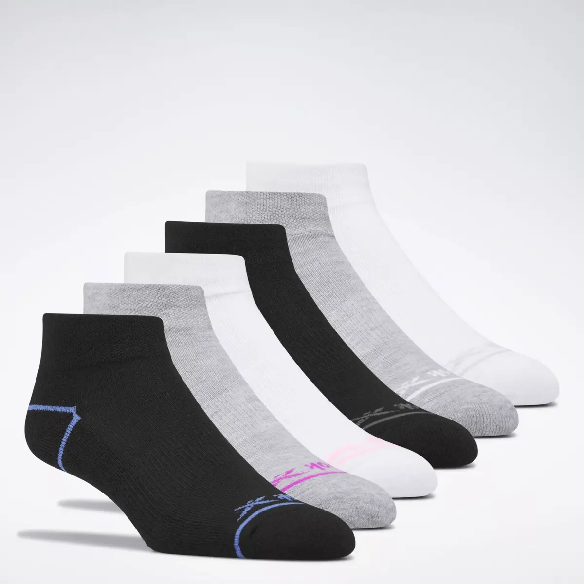 Women’s Reebok Basic Quarter Socks 6 Pairs