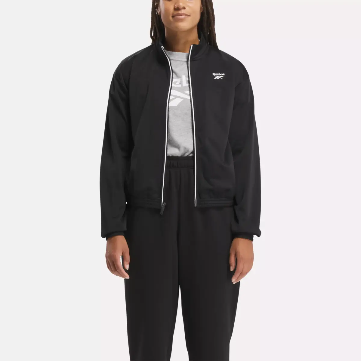 Women’s Reebok Identity Back Vector Tricot Track Jacket
