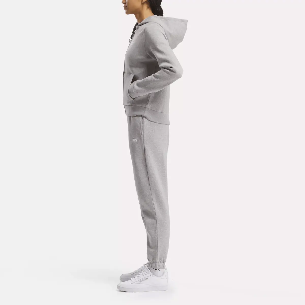 Women’s Reebok Identity Small Logo Fleece Full-Zip Hoodie